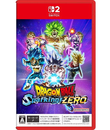 <span><small><small>2025年11月13日発売</small></small><br>Switch2_ドラゴンボール Sparking! ZERO</span>㋱7,920→<br><font color = red><b><Big><Big>6,880</big></big>円（税込）