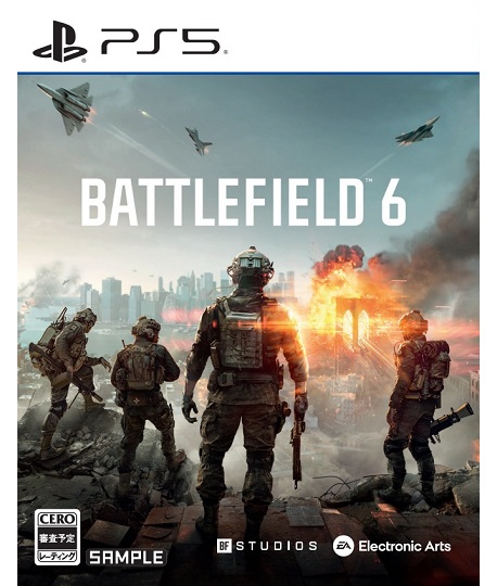 <span><small><small>2025年10月10日発売</small></small><br>PS5_Battlefield 6</span>㋱9,800→<br><font color = red><b><Big><Big>8,580</big></big>円（税込）