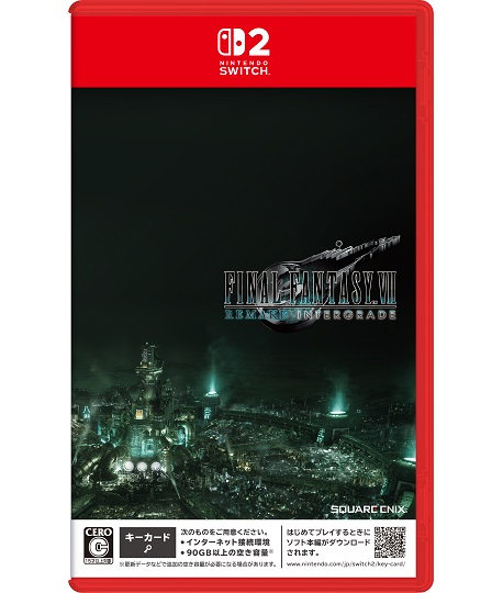<span><small><small>2026年1月22日発売</small></small><br>Switch2_FINAL FANTASY VII REMAKE INTERGRADE</span>㋱5,478→<br><font color = red><b><Big><Big>4,780</big></big>円（税込）