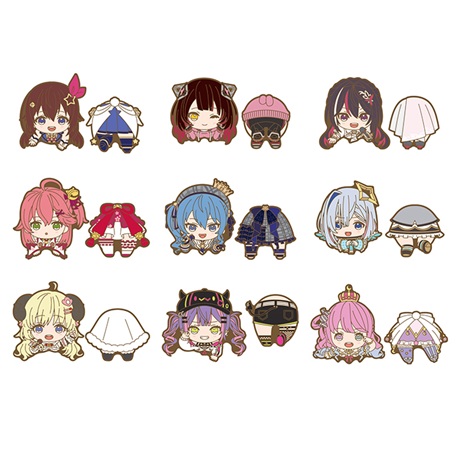 <span><small><small>9月発売予定</small></small><br>ホロライブ_のっかりラバークリップ♯1 BOX</span>㋱8,415→<br><font color = red><b><Big><Big>7,560</big></big>円（税込）